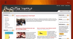 Desktop Screenshot of civitas-institut.de