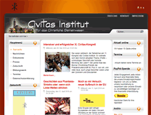 Tablet Screenshot of civitas-institut.de